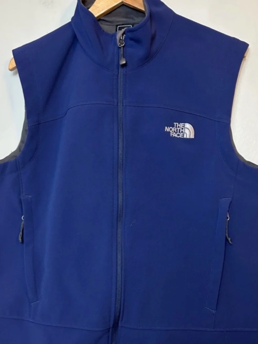 North Face Apex Blue Vest Large